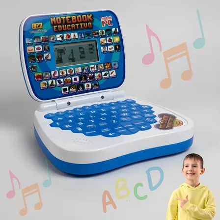 Laptop Infantil Educativo Bilingue Inglês Português Notebook