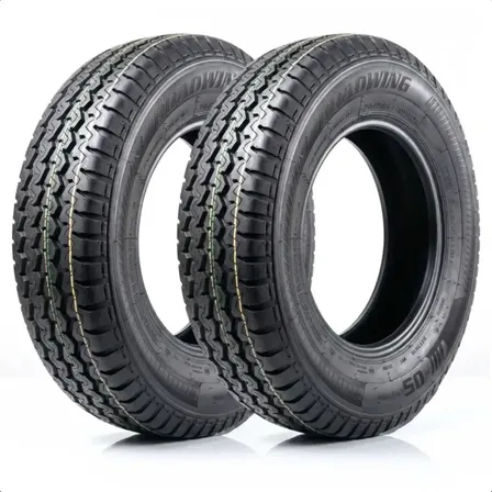 Kit 2 Pneu Kombi 185r14c 102/100t Carga 8 Lonas Reforçado