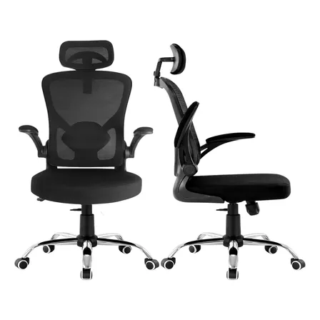 Cadeira Escritório Presidente Ergonômica Mesh Deskpro X11 Cor Preto Malha
