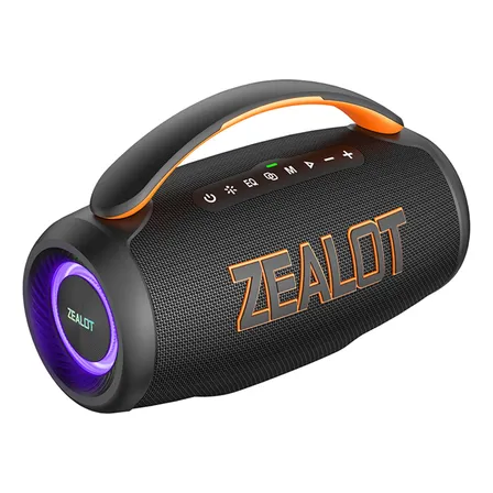 Caixa De Som Bluetooth Zealot P12 Boombox 200w Popm Ipx6
