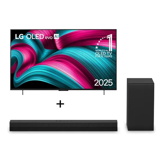 Combo Smart Tv Lg Oled Evo Ai C5 48 2025 + Soundbar S40t 30
