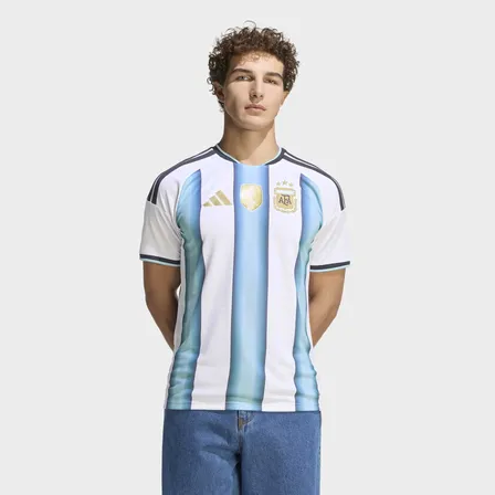 Camisa Masculina Seleção Argentina I 25/26 Torcedor Adidas