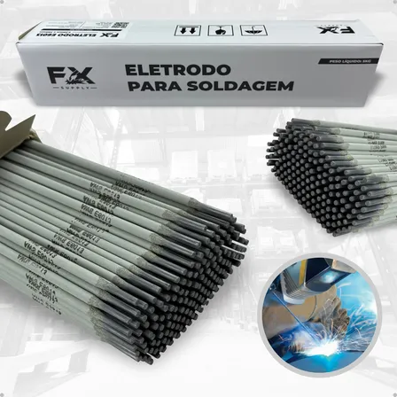 Eletrodo Fixar 6013 Solda 3,2mmx 350mm Serralheiro Caixa 5kg