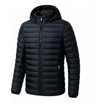 Jaqueta Masculina Puffer Corta Vento Bobojaco Blusa De Frio Preto G Gominho