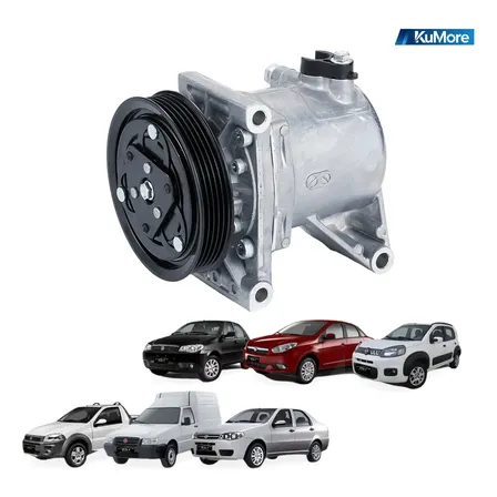 Compressor Fiat Palio Fire 2006-2014 Uno Siena Mobi Calsonic