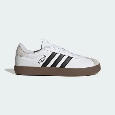 Tênis Casual Feminino Vl Court 3.0 adidas Ftwwht/cblack/greone Liso 36 Br