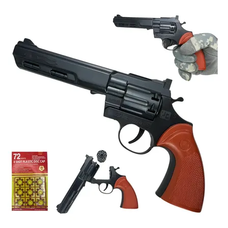 Arma De Espoleta Arminha Brinquedo 1 Cartela 72 Shot