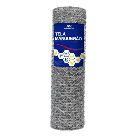 Tela Mangueirão 1,80x50m Fio 18 Porco Carneiro - Makrometal