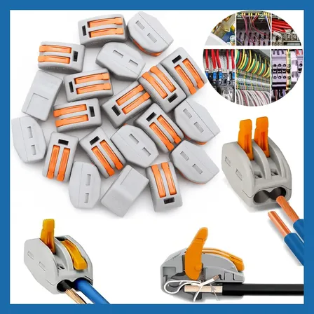 Kit C/100 Conector Emenda Isolante Derivação Sem Solda 2vias