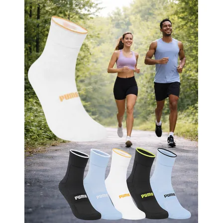 Meia Puma Poliamida Esportiva Corrida Dry Fit Ciclismo Sport