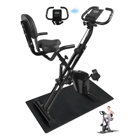 Bicicleta Exercício Vertical Dobrável Para Uso Doméstico