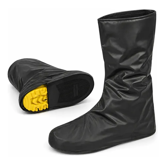 Galocha Motoboy Nylon Emborrachado Bota Moto Meia Sola Preto Unico