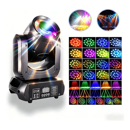 200w Moving Head Led Beam Rgbw Prisma E Gobo Giratório Dmx