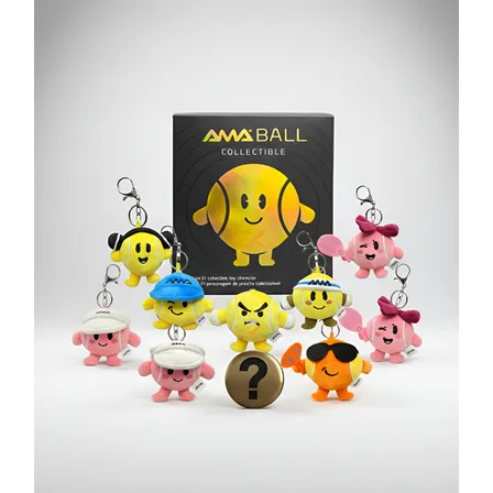Boneco Pelucia Ama Ball Sports Colecionaveis Blind Box