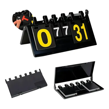 Placar De Mesa Contador De Pontos Manual Portátil Dobrável