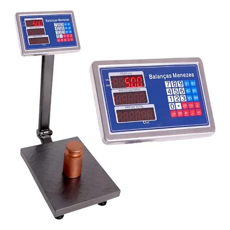 Balança De Plataforma Digital 200 Kg 40x30 1 Garantia +nf
