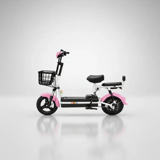 Bicicleta Zj Scooter Elétrica 48v/ 12ah 500w S/cnh Preto