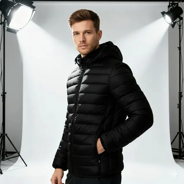 Jaqueta Puffer Masculina Corta Vento Bobojaco Blusa De Frio
