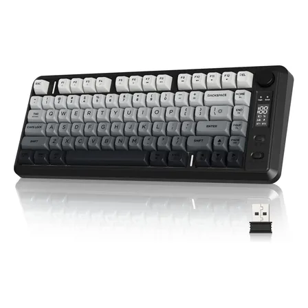 Teclado Gamer Sem Fio Freewolf M75 Para Pc E Mac
