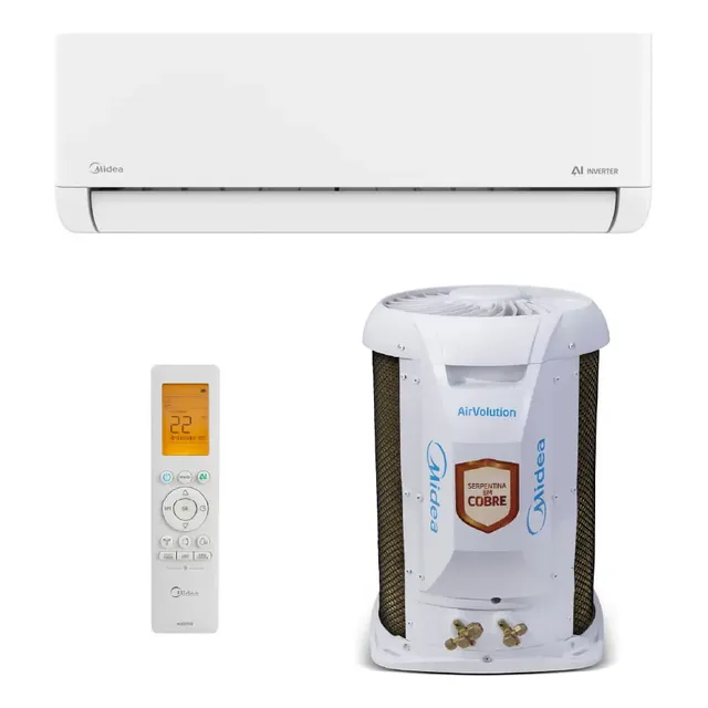 Ar Condicionado Hw Midea Ai Airvolution Inverter 9k F 220v Branco 220v
