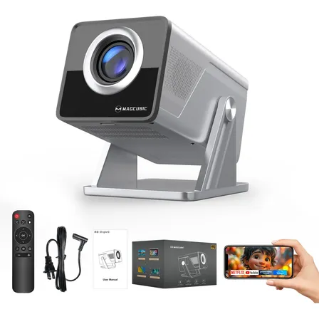 Projetor Magcubic X7 8k Foco Automático 1000 Ansi Wi-fi 6