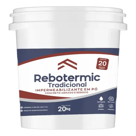 Rebotermic Impermeabilizante Pó 20kg Pronta Entrega