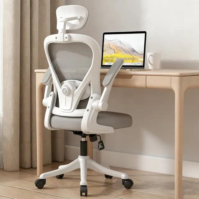 Cadeira Presidente Ergonômica Gravidade Zero Maximo 150kg Branco/cinza Espuma