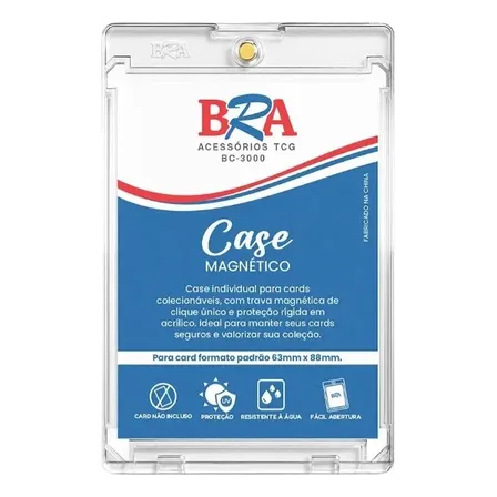Case Magnético 4mm Para Cards Tcg Pokemon E Magic (1 Unid)