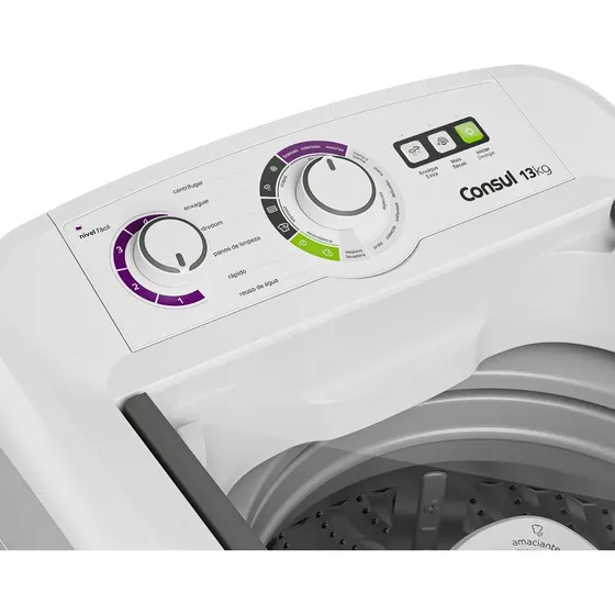 Máquina De Lavar Consul 13kg Branca Ciclo Edredom - Cwh13ab