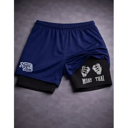 Short Masculino Dry Fit Muay Thai Luta Mma Treino Academia
