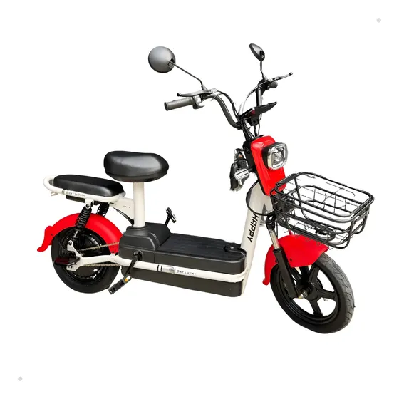 Bicicleta Elétrica Happy 350w Scooter Bike Carregador Alarme