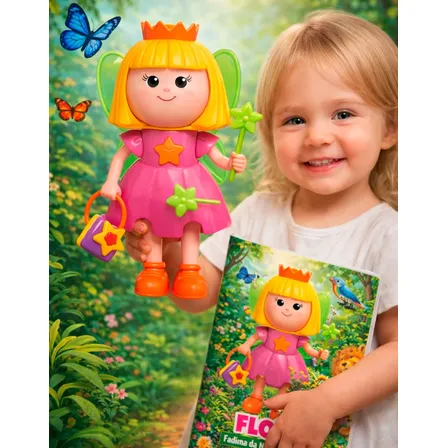 Boneca Flora Fadinha Da Natureza Atividades Elka Fala Frases