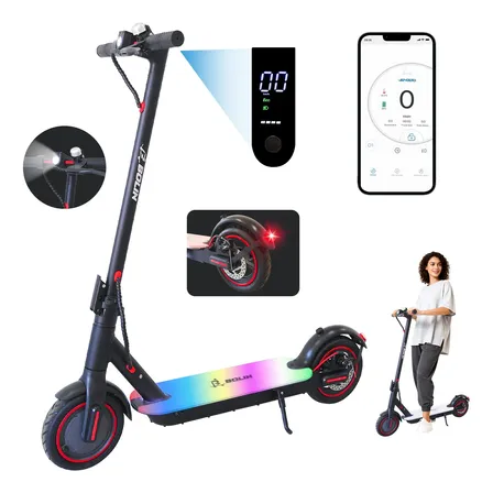 Bolin Patinete Elétrico 500w 32km/h Autonomia 25km Pedal Led