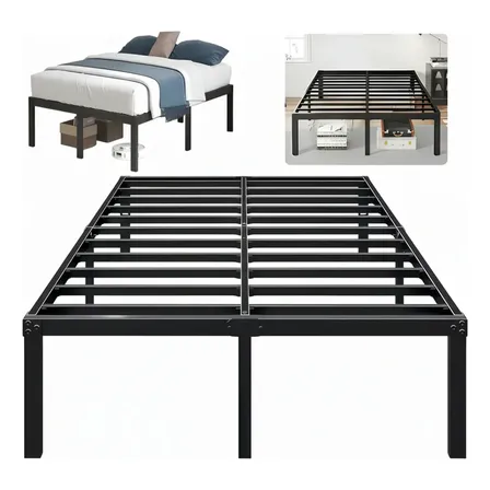 Base Cama Aço Reforçada 250kg Fácil Montagem Casa E Aluguel