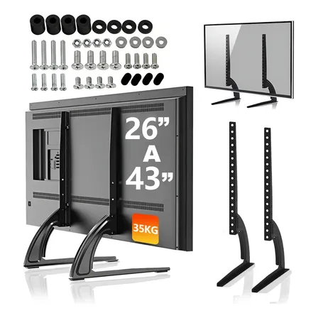 Suporte Universal Base Pé Tv Monitores Samsung Lg 26 A 43 Pl