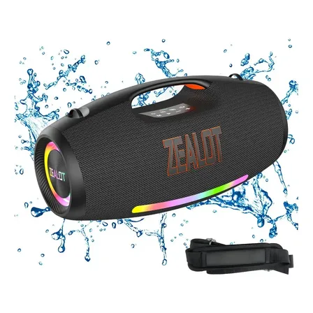 Zealot S89 Caixa Som Bluetooth 400w Boombox Ipx6 Tws Rgb