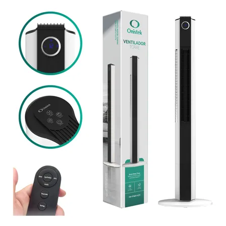 Ventilador Torre Coluna Circulador Potente Silencioso 106cm