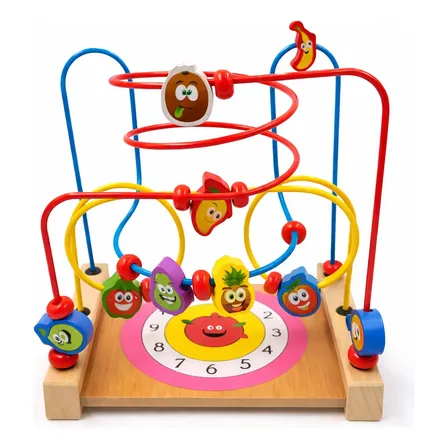 Brinquedo Educativo Aramado Montanha Russa Infantil Relogio