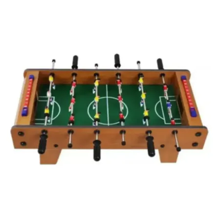 Mini Mesa Pebolim Totó Infantil Madeira Futebol De Mesa
