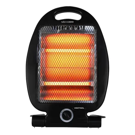 Aquecedor Elétrico Ventisol Quartzo 800w Anti Queda