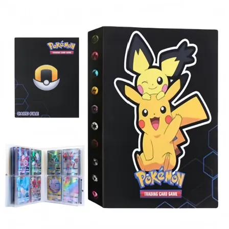 Album Porta Cartas Pikachu - Pasta Oficial Pokémon
