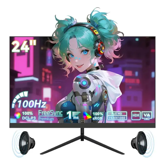 Monitor Gamer 24 Rovesky 100hz Com Altofalante Full Hd Hdmi