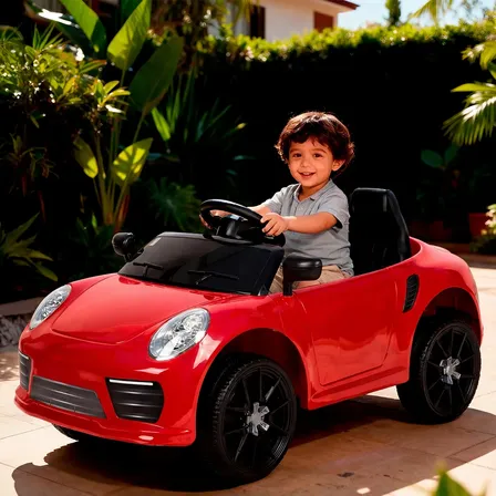 Carrinho Elétrico Infantil Com Controle Remoto Porsche 12v