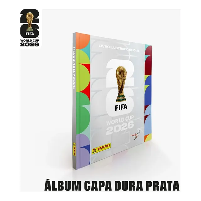 Copa Do Mundo 2026 - Álbum Capa Dura - Prata