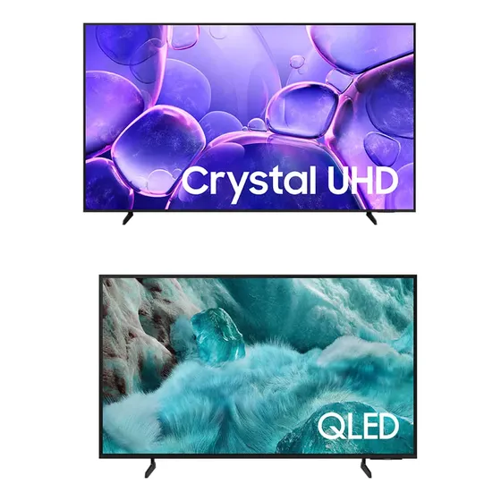 Smart Tv Samsung 85 Crystal 4k + 50 Qled Vision Ai 4k