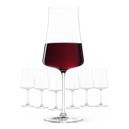 Jogo 6 Taças Cristal Titanium Vinho Tinto 560ml Xtra Bohemia