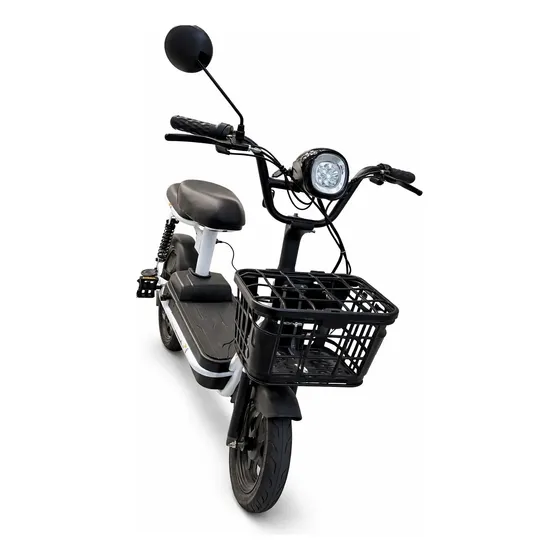 Bicicleta Zj Scooter Elétrica 48v/ 12ah 500w S/cnh Preto