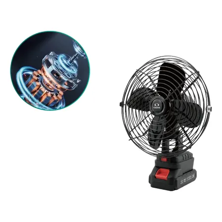 Ventilador Portatil Bateria 8'' Inclui 21v Bateria Até 5 H
