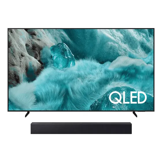 Samsung Vision Ai Tv 75 Qled 4k + Soundbar Samsung Hw-b400f