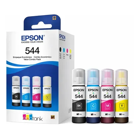 Tintas 544 Ecotank4 Cores L3150 L3160 L3250 L3150 Original